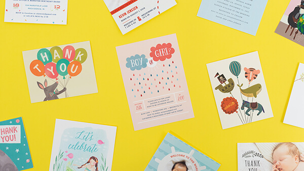 Kids collection of cards