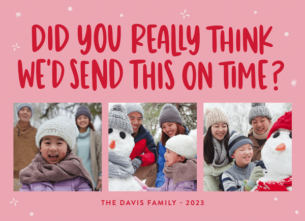 Belated Holiday Cards