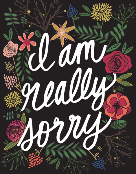 Apology Cards